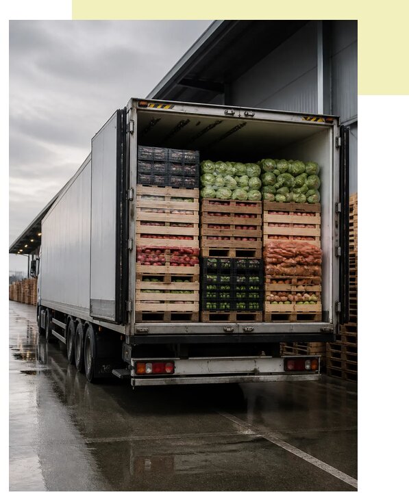 Перевозка плодоовощной продукции в Баксан по цене от 5051 р. | Агросервис-Бкс