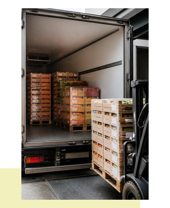 Перевозка сельхозпродукции на паллетах с доставкой в Баксан